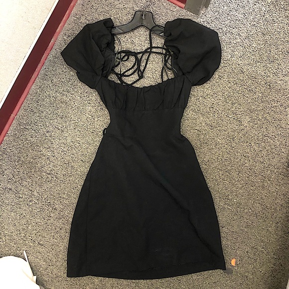 Zara linen black dress - Picture 6 of 14